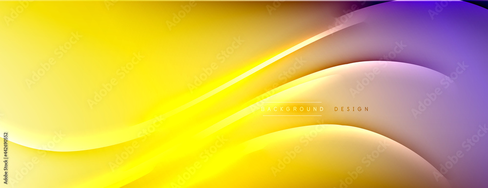 Abstract background - lines composition created with lights and shadows. Technology or business digital template. Trendy simple fluid color gradient abstract background with dynamic Abstract background - lines composition created with lights and shadows. Technology or business digital template. Trendy simple fluid color gradient abstract background with dynamic