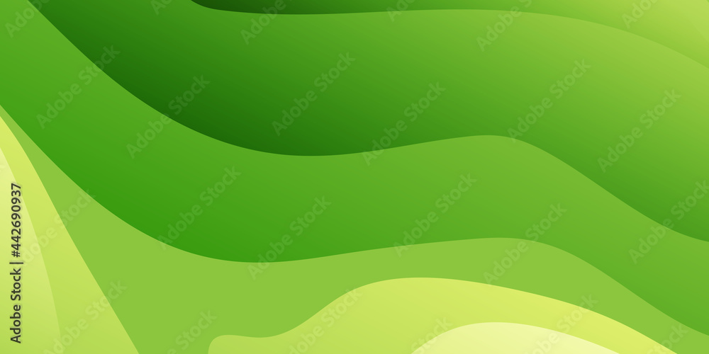 Fototapeta premium Green fluid background