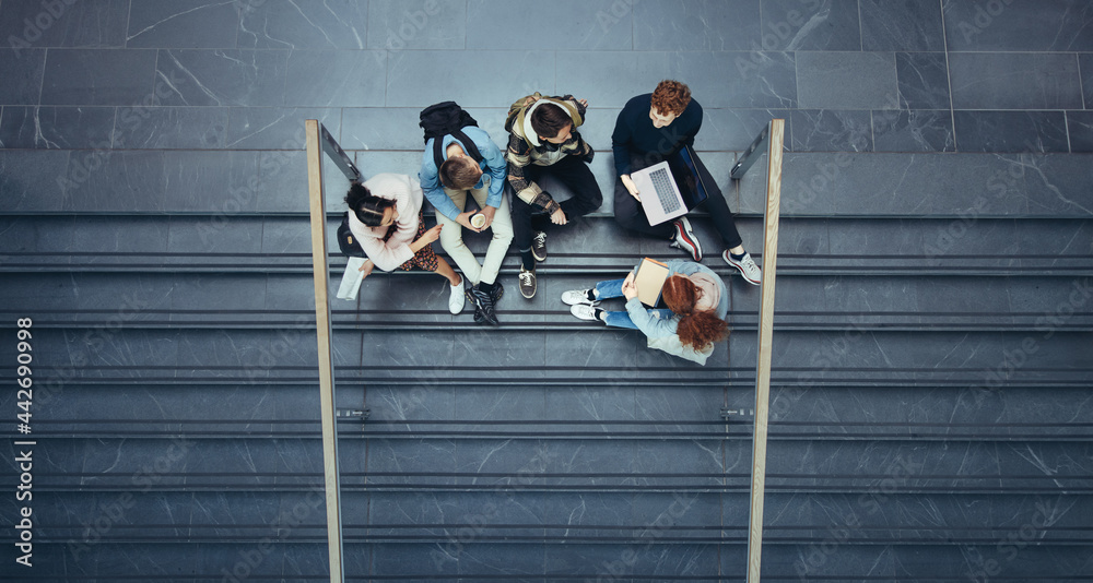© Jacob Lund - Young people at college campus