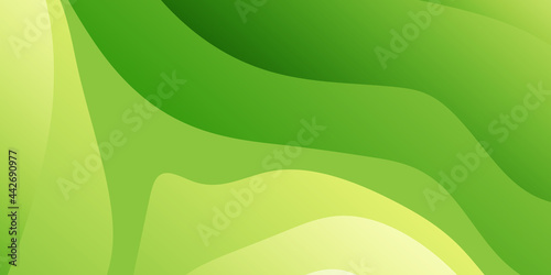 Green fluid background