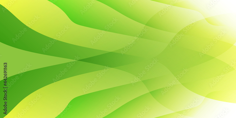 Green fluid background Green fluid background