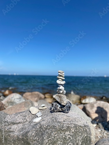 stones on the beach