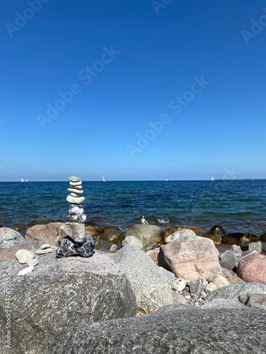 stones on the beach