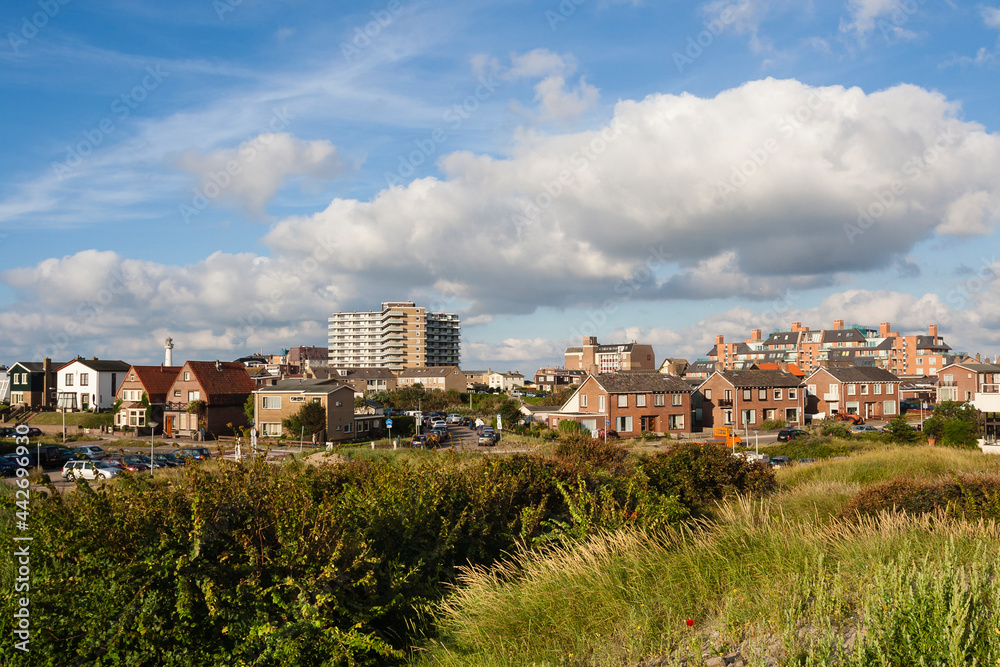 Fototapeta premium Dorp Bergen, Village Bergen