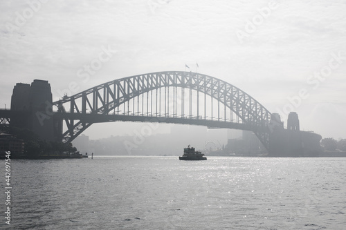 Sydney Harbor Bridge in the fog © LightItUp