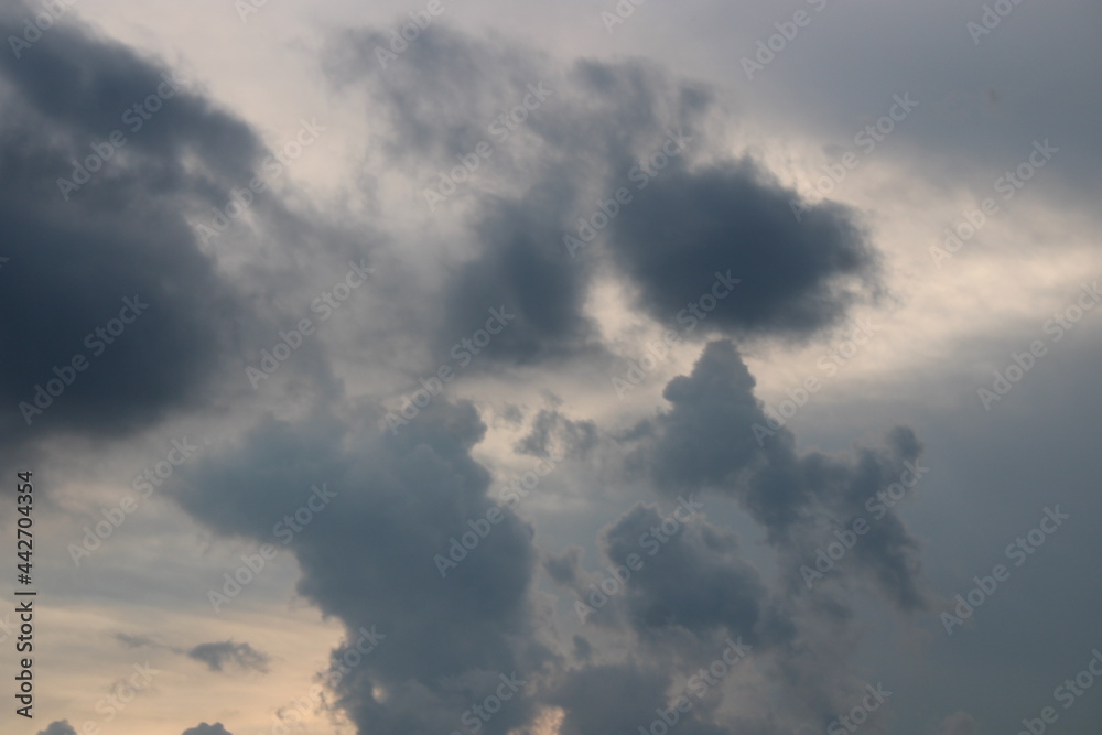 Dark depressive cloudscape
