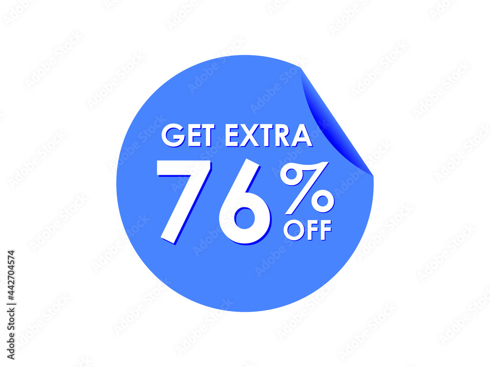 Get Extra 76% percent off Sale Round sticker Get Extra 76% percent off Sale Round sticker
