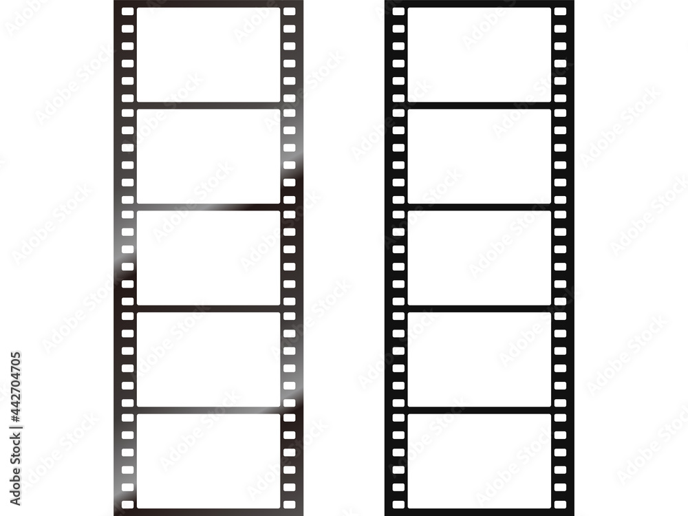 ネガフィルムのイラスト Stock Vector Adobe Stock