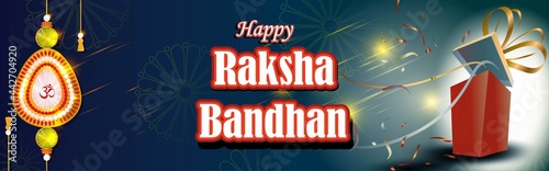 vector illustration for Indian festival Raksha Bandhan means Raksha Bandhan