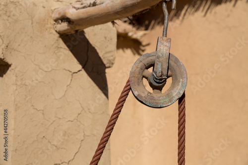 old pulley