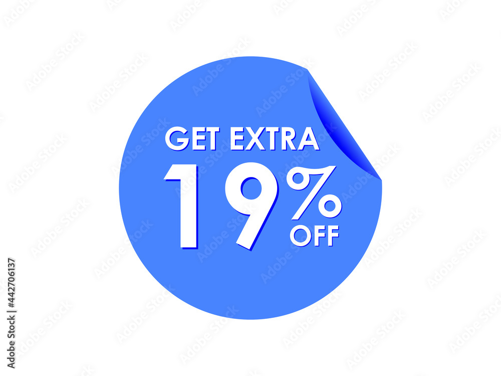 Get Extra 19% percent off Sale Round sticker Get Extra 19% percent off Sale Round sticker