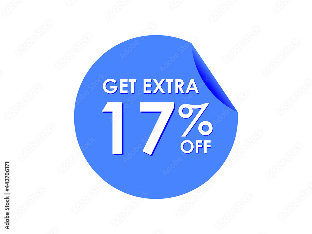 Get Extra 17% percent off Sale Round sticker Get Extra 17% percent off Sale Round sticker