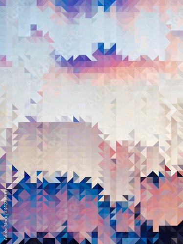 Graphical Abstract Painting Art Background Texture,Abstract Colorful Geometrical Artwork Poster,Modern Conceptual Art,Synthwave Aesthetic Vaporwave Poster Print