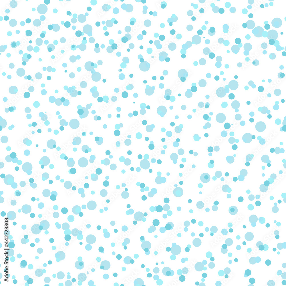 Abstract hand drown polka dots background. White seamless pattern with blue circles. Template design for invitation, poster, card, flyer, banner, textile, fabric Abstract hand drown polka dots background. White seamless pattern with blue circles. Template design for invitation, poster, card, flyer, banner, textile, fabric