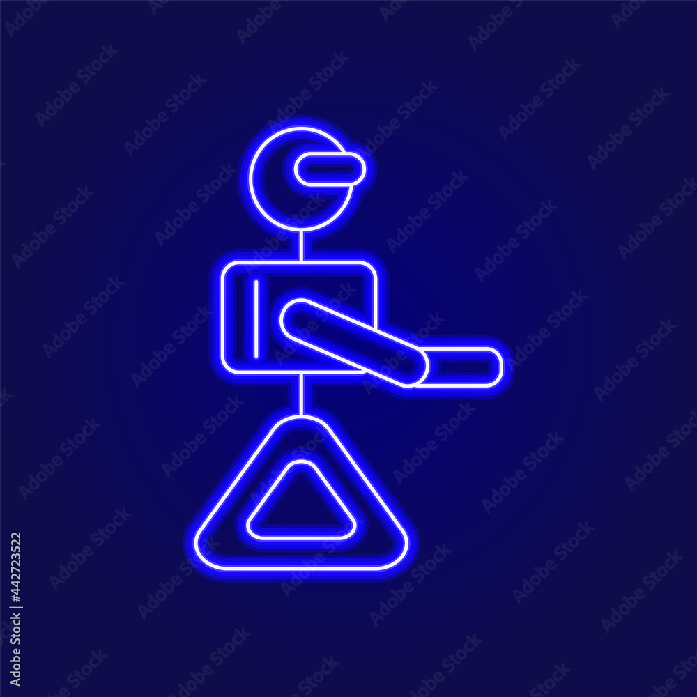 Cyberpunk robot outline icon. Futuristic gadget. Future with robot technology. Science fiction, game Cyberpunk robot outline icon. Futuristic gadget. Future with robot technology. Science fiction, game