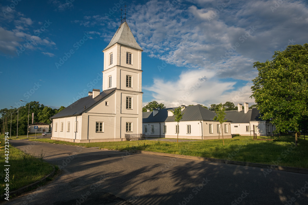 Historic buildings in Kozienice, Mazowieckie, Poland