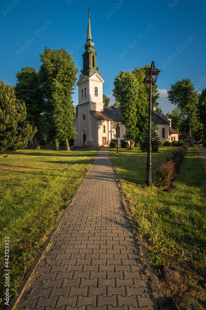 Roman Catholic Church of St. Cross in Kozienice, Mazowieckie, Poland