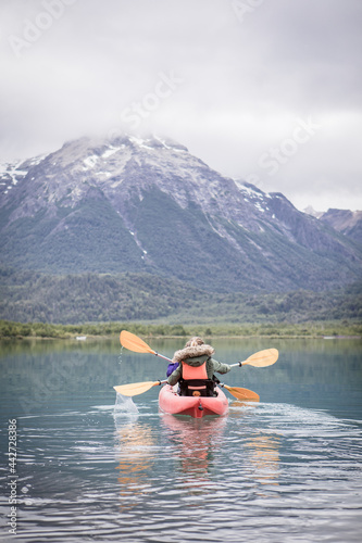 kayak in lake