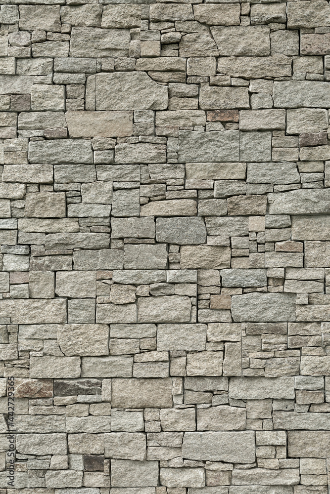 Obraz premium Grey Sandstone Brick Pattern (portrait)