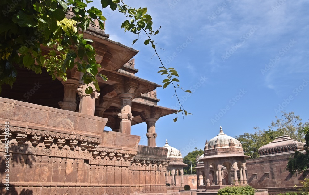 Obraz premium Mandore temple in jodhpur,rajasthan,india,asia