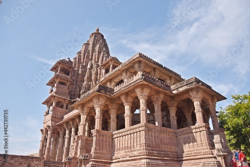 group of Temple in the Mandore garden,Jodhpur,rajasthan,india,asia