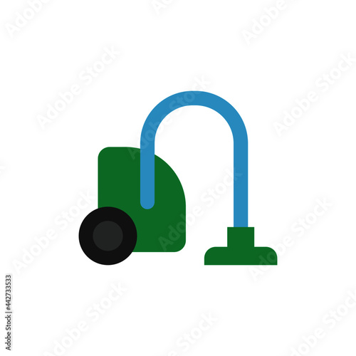 Professional Vacuum cleaner icon in color icon, isolated on white background 