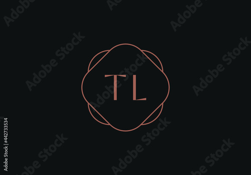 Initial letters TL logo design template photo