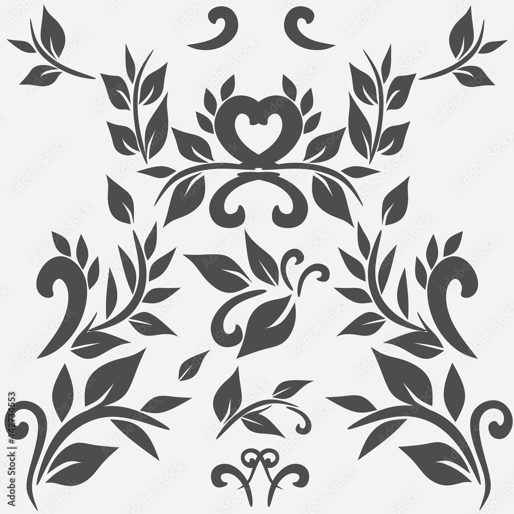black vector for white background black vector for white background