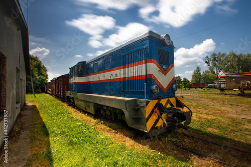 train on the railway