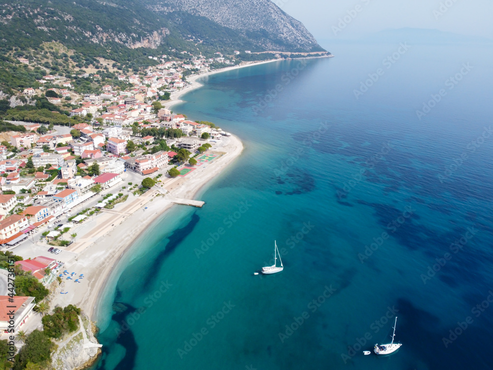 Beautiful landscape view of Greek islands