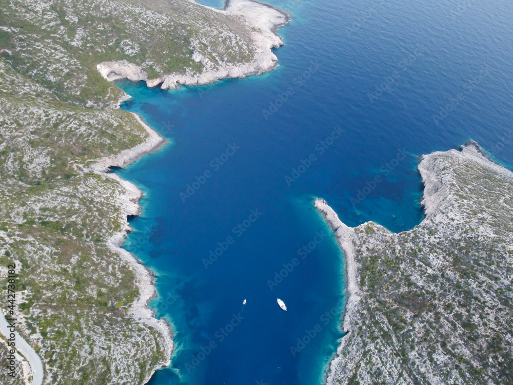 Beautiful landscape view of Greek islands
