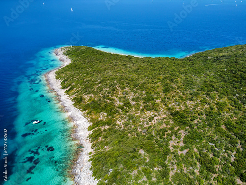 Beautiful landscape view of Greek islands