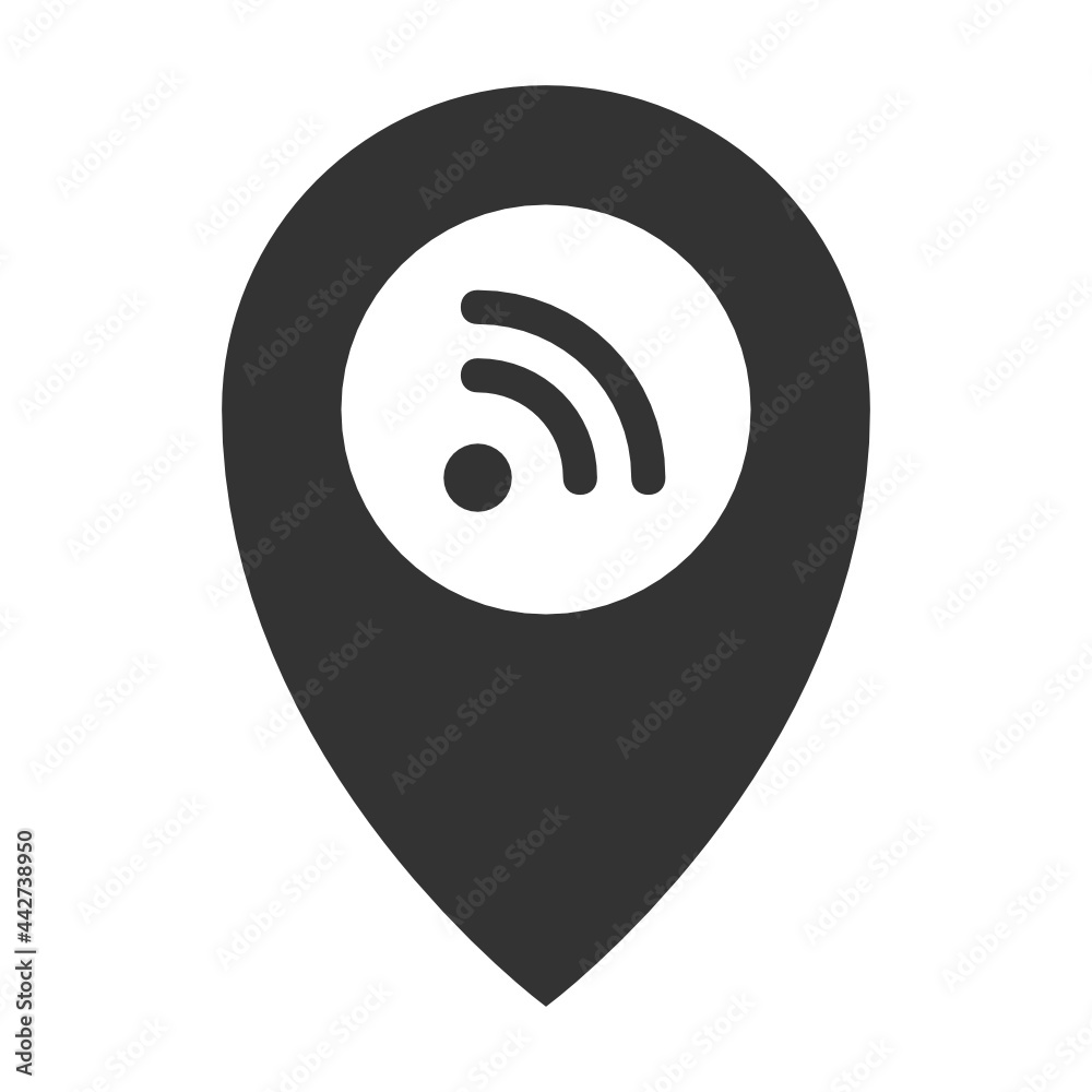 Location , Internet of Things solid icon. Location , Internet of Things solid icon.