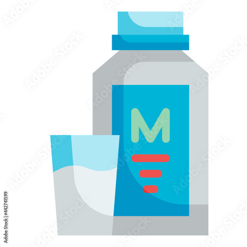 milk flat icon