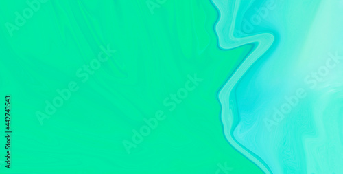 Wave Curve Abstract Pattern Green Background