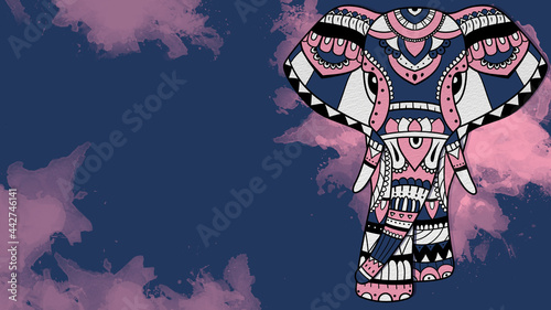 Mandala Elephant Wallpaper Background 