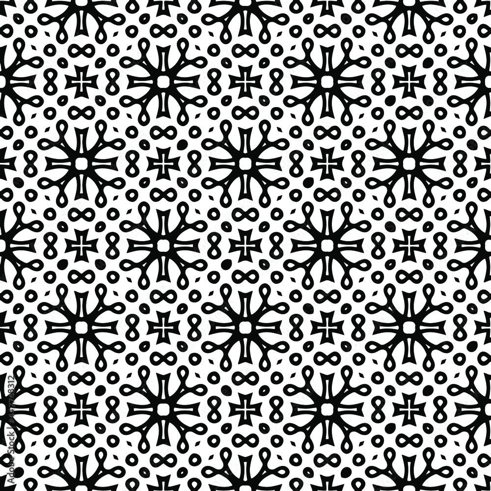 floral seamless pattern background.Geometric ornament for wallpapers and backgrounds. Black and white
pattern. floral seamless pattern background.Geometric ornament for wallpapers and backgrounds. Black and white
pattern.