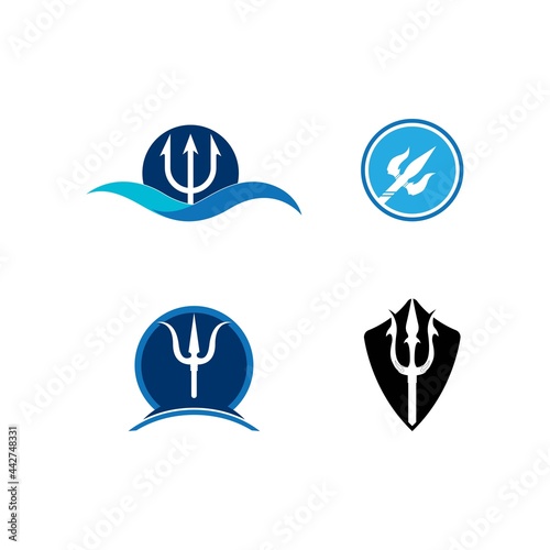 Trident logo.