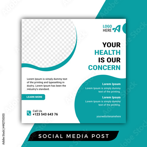 your health is our concern social media post