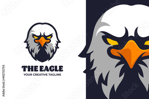 The Eagle Character Mascot Logo