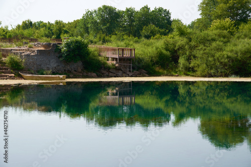Tranquil nature landscape view of Albanian nature © 682A_IA