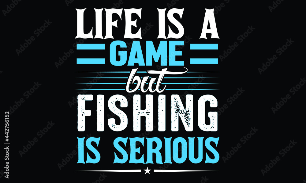 New Fishing T-shirt Design Template