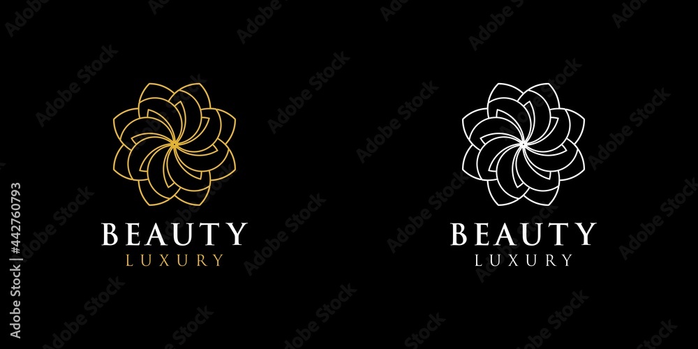 beauty and luxury product logo beauty and luxury product logo