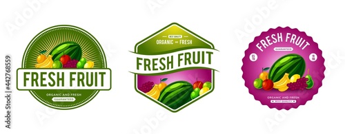 vegetable and fruit template design