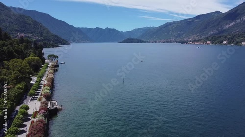 Landscape of Lake Como near Bellagio, north Italy