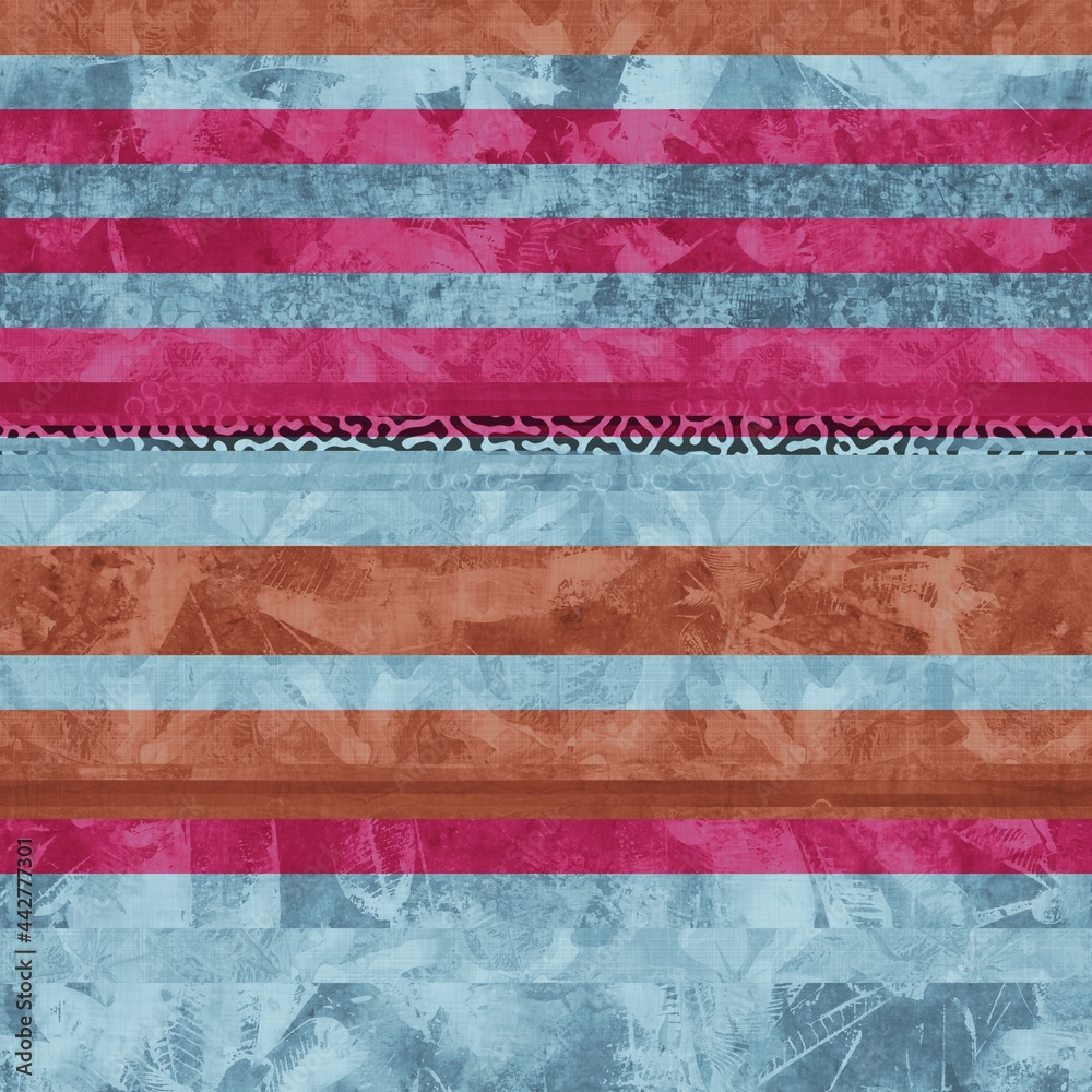 Seamless hip vogue random trendy stripe pattern print. High quality illustration. Detailed patterned strips of color. Luxury fashion or interior design print for surface design. Intricate posh style. Seamless hip vogue random trendy stripe pattern print. High quality illustration. Detailed patterned strips of color. Luxury fashion or interior design print for surface design. Intricate posh style.
