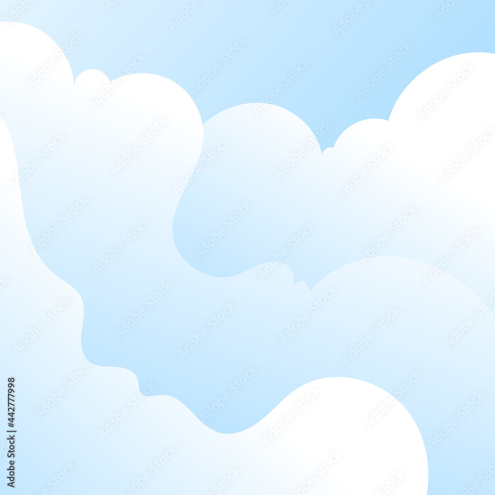 Cloud waves vector background , illustration Vector EPS 10
