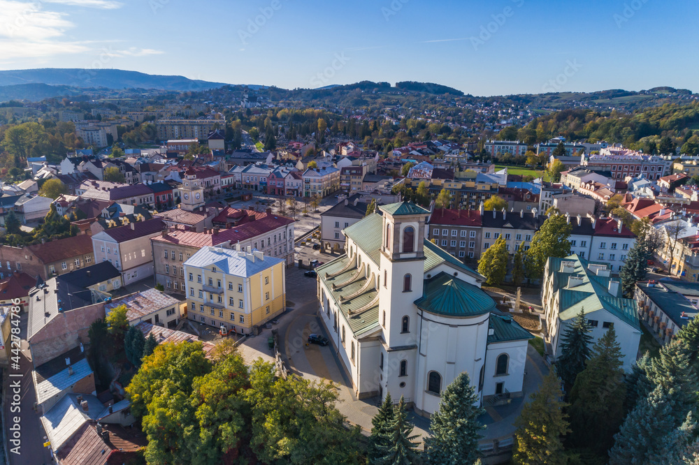 Fototapeta premium Gorlice, centrum miasta