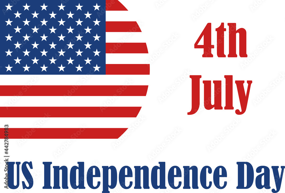 US flag illustration on transparent background - Happy Independence Day US flag illustration on transparent background - Happy Independence Day