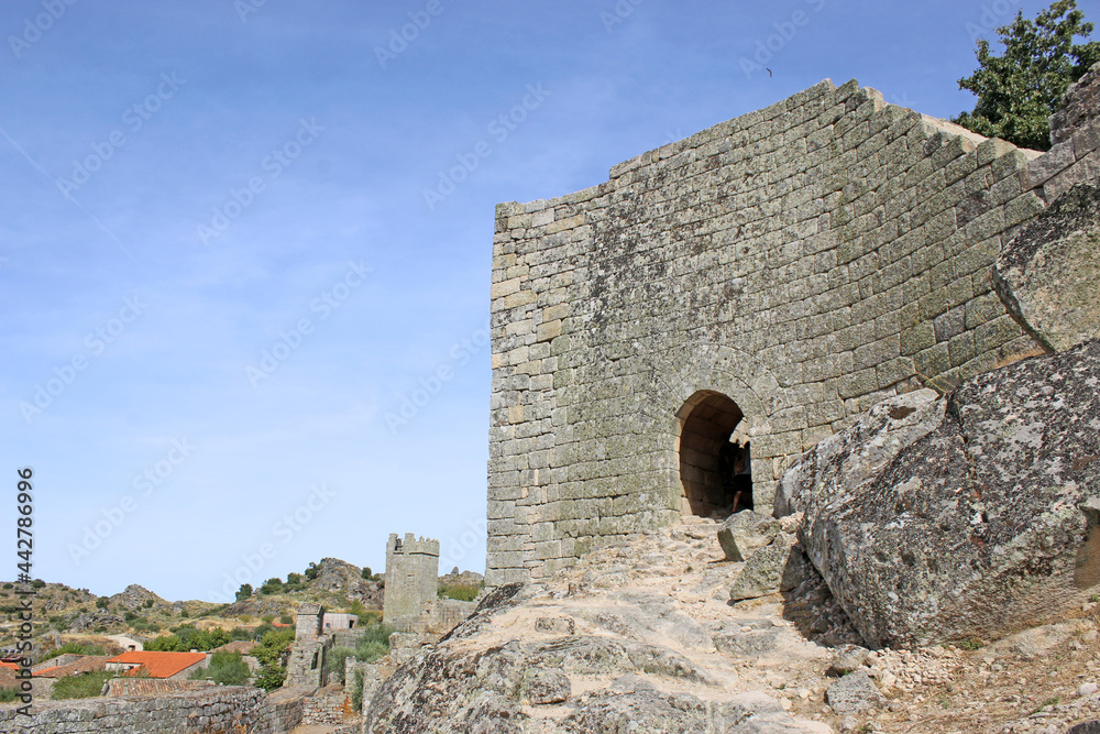 Castle in the Ruined village of Marialva, Portugal	